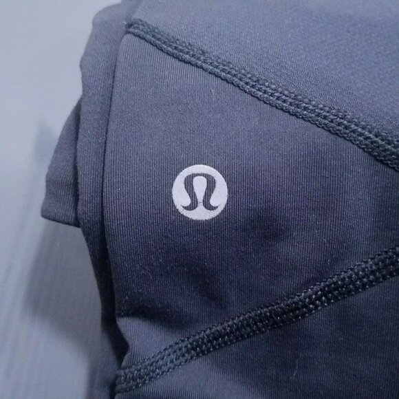 Lululemon Pace Rival Luxtreme Crop Leggings Size 6 Small Pants Black Skinny - Picture 4 of 16